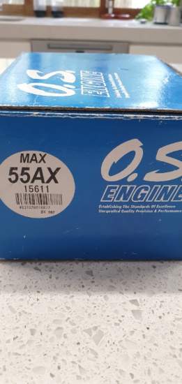 Os 55 ax model engine, never seen fuel made in japan