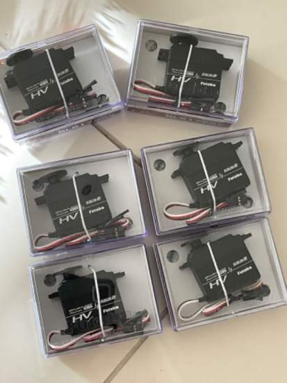 Futaba BLS 175 SV High Voltage programmable servos x 6