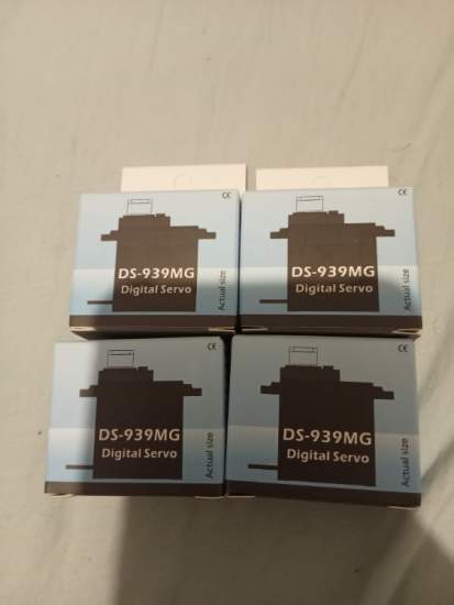 4 X Corona DS-939 metal gear digital micro servos