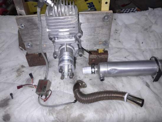 DLE 55cc &amp; cannister muffler 