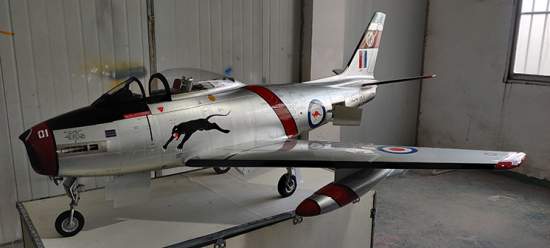 Airknight 2.3M F86F RAAF Version combo with Swiwin 170 engine