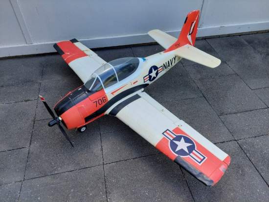 E-Flite Trojan T-28 1.2m PNF Warbird