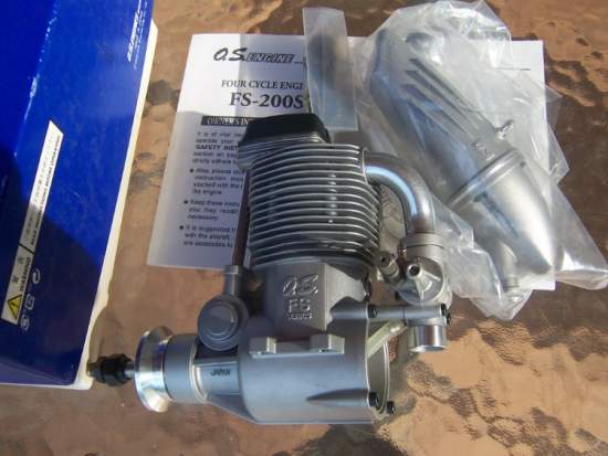 OS FS-200S R/C Model Aircraft Engine