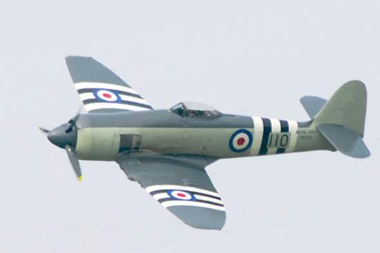 Christmas sale 15% off CYM 95&quot;Composite Sea fury w/NGH 150/5R engine