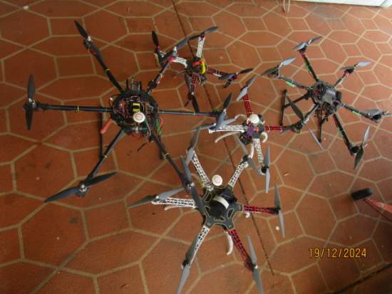 Five Drones for sale