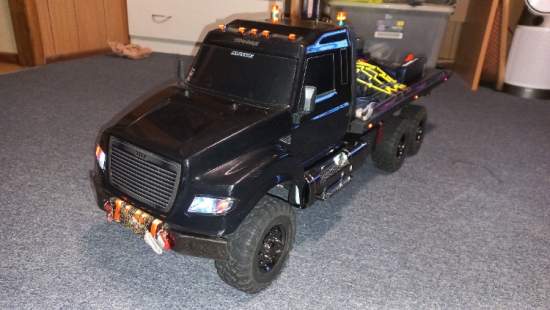 Traxxas 6x6 Hauler w/hobbywing Axe 550 R2 3300KV 