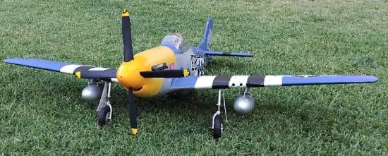 Eflite 1.5 metre 6s Mustang