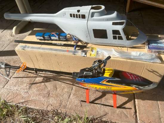 2 x scale helicopter projects