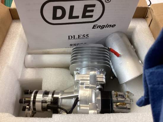 DLE 55 gas engine never flown