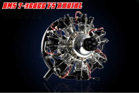 Christmas sale 15% off UMS 7R/360 Radial engine