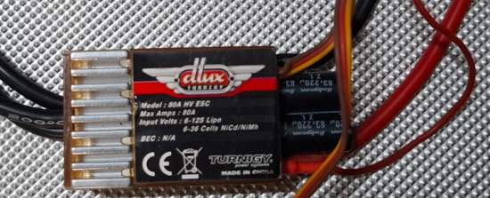 Turnigy DLux High Voltage 80AMP ESC 6-12S Lipo