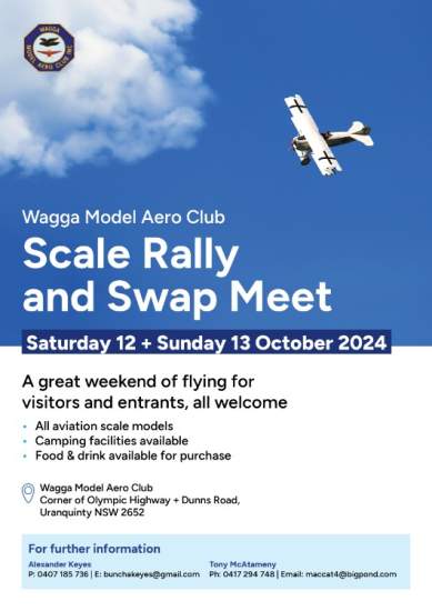 Wagga Model Aero Club Scale Rally 2024