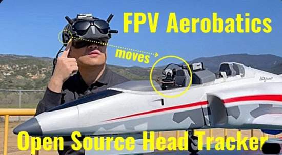 Fly From Cockpit made EASY with this FPV Head tracker Independent Tx &amp; Rx