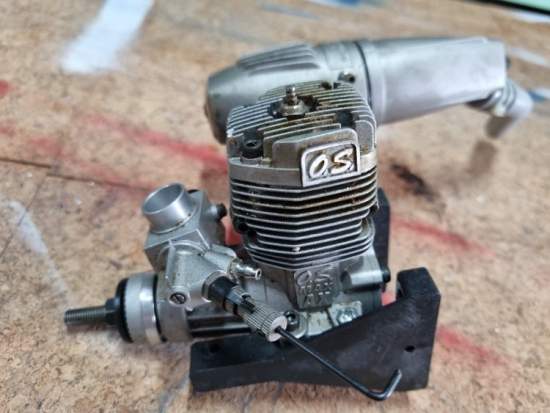 OS 46 Max AX 2 stroke engine with free OS 40