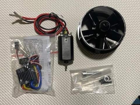 KYOSHO-70mm Brushed EDF and 60 AMP Brushed ESC. $90.00