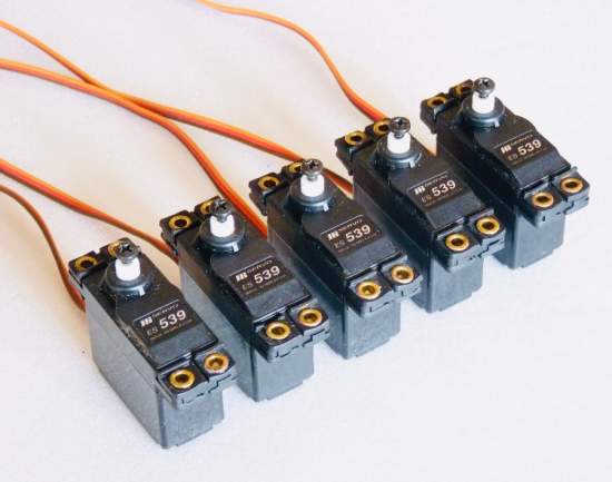 5 x JR ES539 Servos