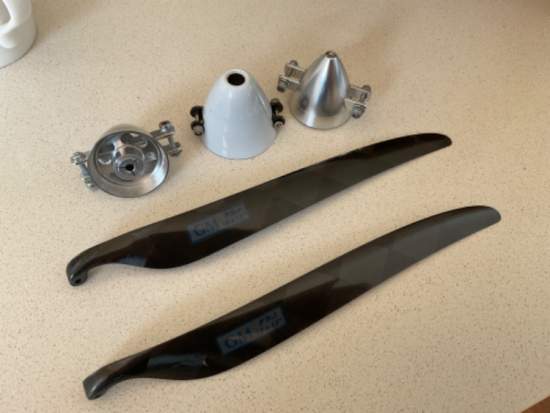 Carbon F5J Prop and Spinners