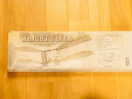 Wright Flyer — 58” span unstarted kit — Squadron