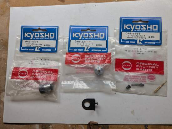 Cox/Kyosho RC Car Parts Lot