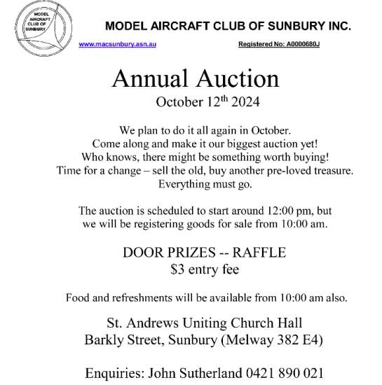 Model Aircraft Club of Sunbury